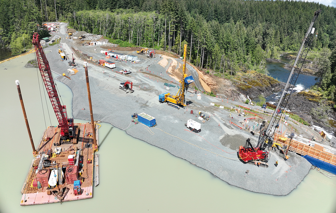 Bauer helps earthquake proof Vancouver Island’s John Hart Dam